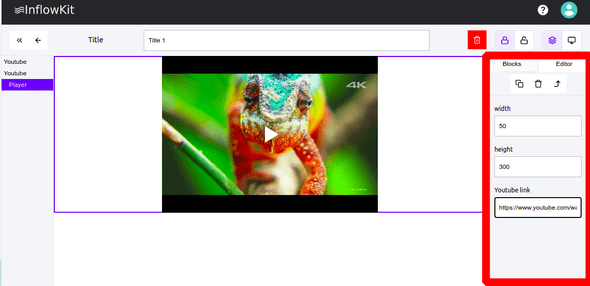 Screenshot showing course edit options