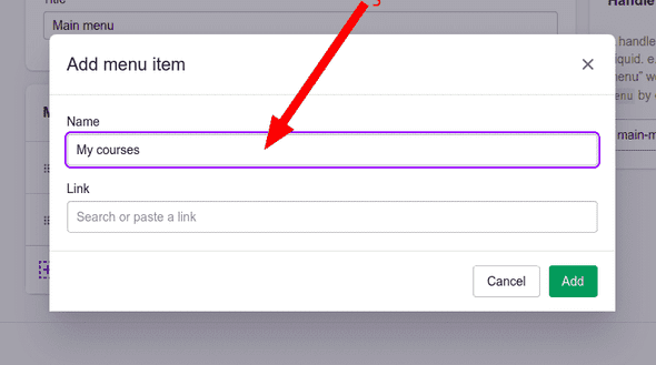  Enter name as shown below