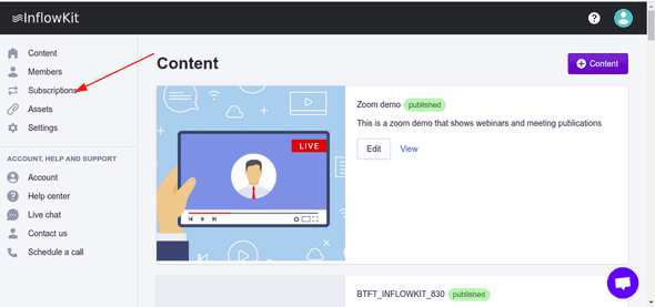 Select selling plan group screenshot